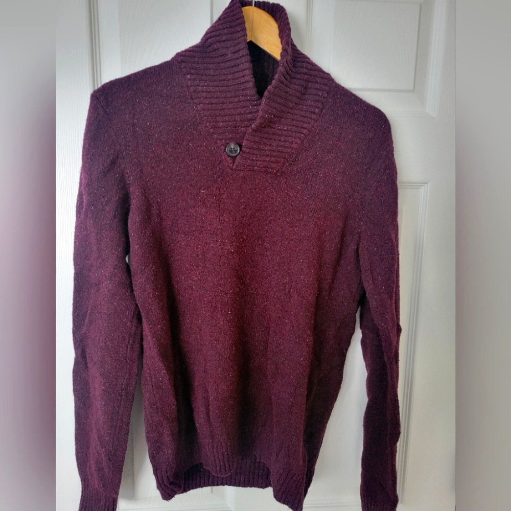 Men's RW & CO Maroon Sweater (Size: Small)